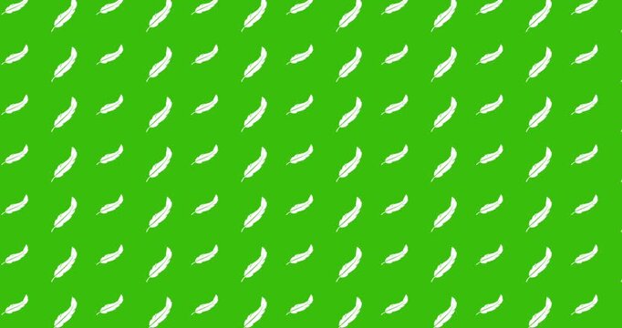 Feather vector pattern 