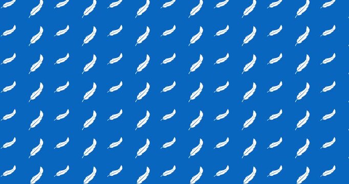Feather vector pattern 