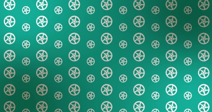 Steering wheel vector pattern 