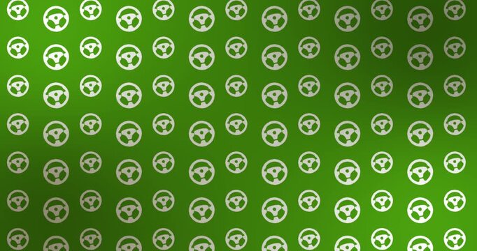 Steering wheel vector pattern 