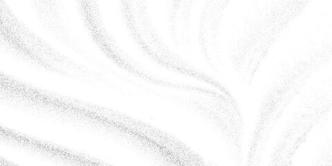 Monochrome speckle gradient under soft diagonal flow, faint bands of pointillism grain. Subtle wave texture, powdery backdrop, modern minimalist background. Vector illustration.
