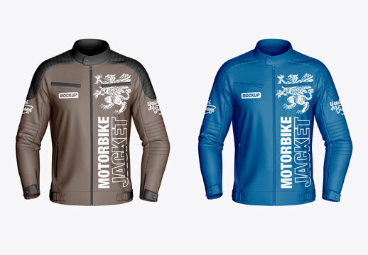 Motorbike Jacket Leather Mockup
