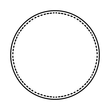 &ldquo;Minimal White Circular Frame &ndash; シンプルで使いやすい白の円形フレームデザイン&rdquo;