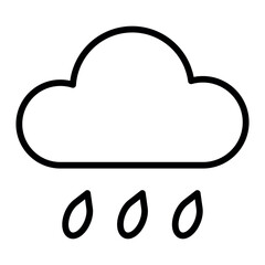 
An illustration depicting weather icons, rain, wind, etc., on a white background.