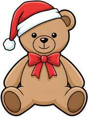 christmas teddy bear