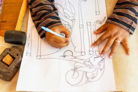 Javanese Wayang Kulit Craftsmanship