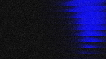 Abstract Blue Ribbed Texture, Futuristic Grainy Gradient Background