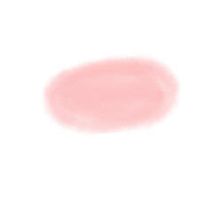 pink soap on white background