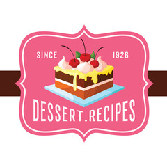 Delicious Chocolate Cake With Whipped Cream And Cherries On Top In A Pink Frame With Text Dessert Recipes Since 1926
