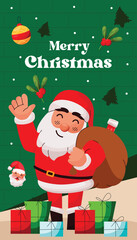 Modern Background For Christmas Season Celebration