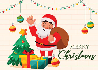 Illustration Of Merry Christmas Celebration