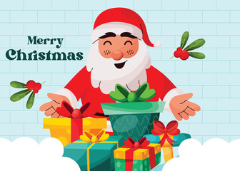 Merry Christmas Celebration Background