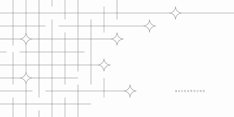 Abstract geometric technological background. Vector creative design.