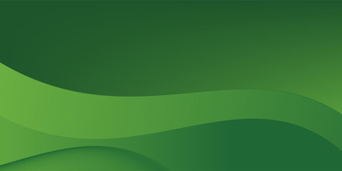 Abstract green wavy background. Vector EPS 10