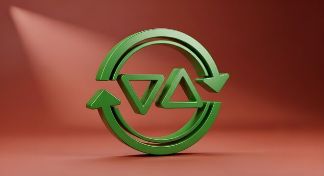 red and green arrows