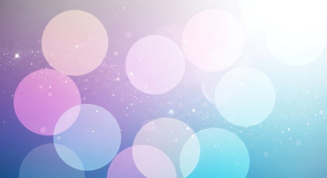 Abstract background with pastel colors and blurred circles creating a dreamy effect