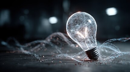 Illuminating innovation light bulb sparks creativity in modern industrial environment