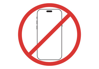 No or Stop. Hold Smartphone icon. Give Cellphone or Phone sign. &ETH;&iexcl;ommunication Mobile device symbol. Prohibited ban stop symbol. 
