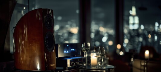 High-End Audio System in Modern Luxury Interior