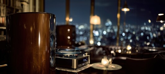 High-End Audio System in Modern Luxury Interior