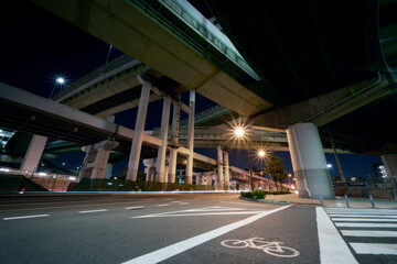 天保山ジャンクションの風景