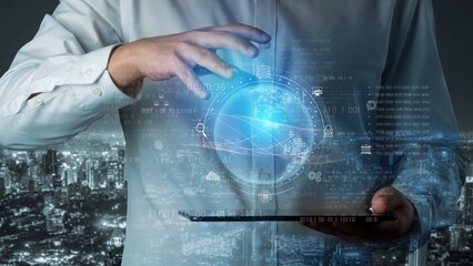 Global AI and data processing system enhances data, AI, and processing efficiency through digital network and global integration of intelligent technology Marrow