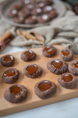 Colorful mix of Christmas-themed decorated cookies