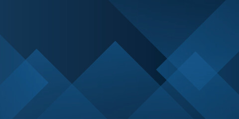 Dark blue gradient abstract background with overlapping triangle shapes. Vector illustration VOL. 3