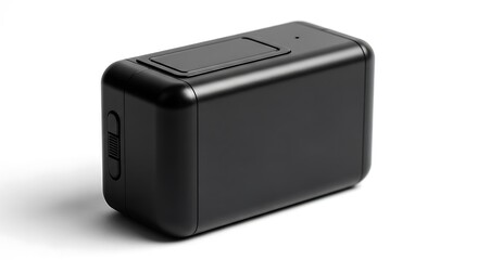 Black Rectangular Electronic Device with Textured Side Button technology gadget