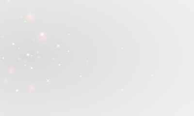 Magic glittering shimmer sparkle floating across radiant festive abstract background for elegant decoration.