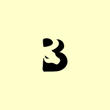 A powerful bull forming a bold letter monogram logo, designed with strong lines and dynamic energy. Ideal for sports teams, steak brands, finance firms, and tough identity designs.