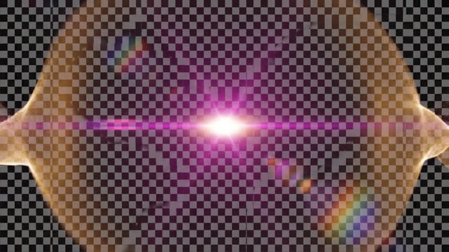 Light wave bursts against checkered backdrop