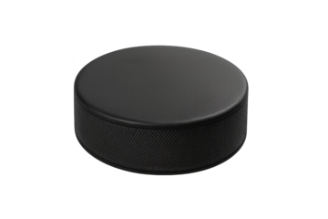 Black knurled round cap with smooth top, small metal lid