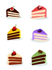 set of cakes