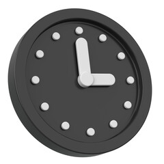 3D Illustration Of The Clock.