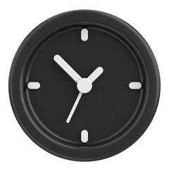 3D Illustration Of The Clock.