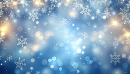 Enchanting winter wonderland celebration snowy atmosphere bokeh background magical environment close-up view snowflakes dancing in the air for holiday joy and inspiration