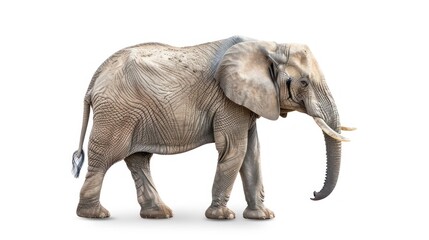 Fototapeta premium Majestic Powerful African Elephant Portrait