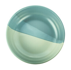 empty plate isolated on white background.