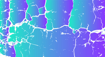 Abstract gradient wall with cracks creates a modern textured background for graphic design projects