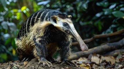 Curious Anteater in Natural Pose