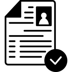Approved CV Solid Icon
