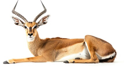 Graceful Antelope Standing in Wilderness
