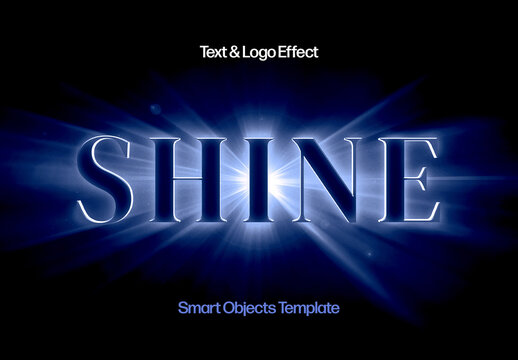 Cinematic Text Effect Mockup