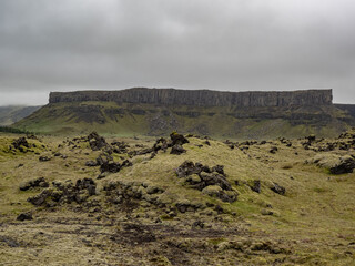 mossy lava fields in Island