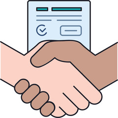 Law Agreement Sticker