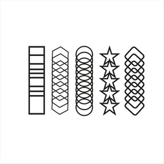 various types of illustration design with elipse tool. star and  others ,