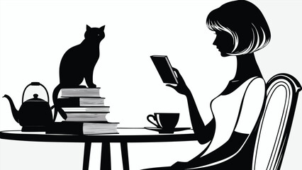 Highly detailed flat vector illustration of a woman showcasing intricate design elements and a vibrant color palette suitable for diverse graphic projects