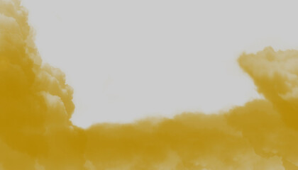 Dynamic and vibrant yellow/gold dust, smoke, or cloud effect, creating a striking and energetic atmosphere. Ideal as a background or overlay for projects related to energy, excitement, or desert/sand 