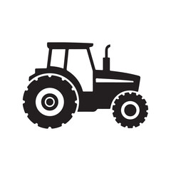 tractor isolated on white. vector eps 10